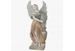 Купить Скульптура из мрамора S_47 Ангел у корзины (цветной мрамор)